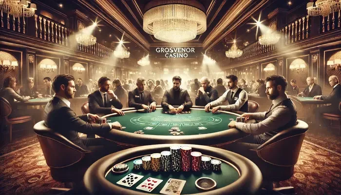 Champion playing poker online